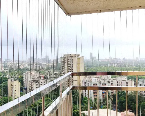 Invisible Grill for Balcony